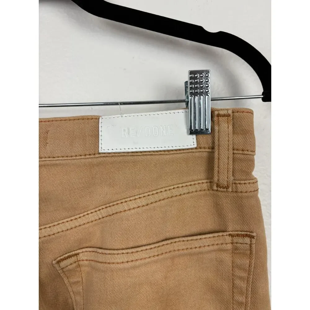 Re/Done 70s Crop Boot Jeans Desert Sand 27 - Picture 6 of 9